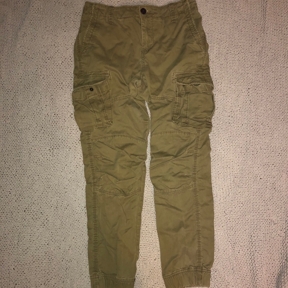 Kim Possible green cargo joggers